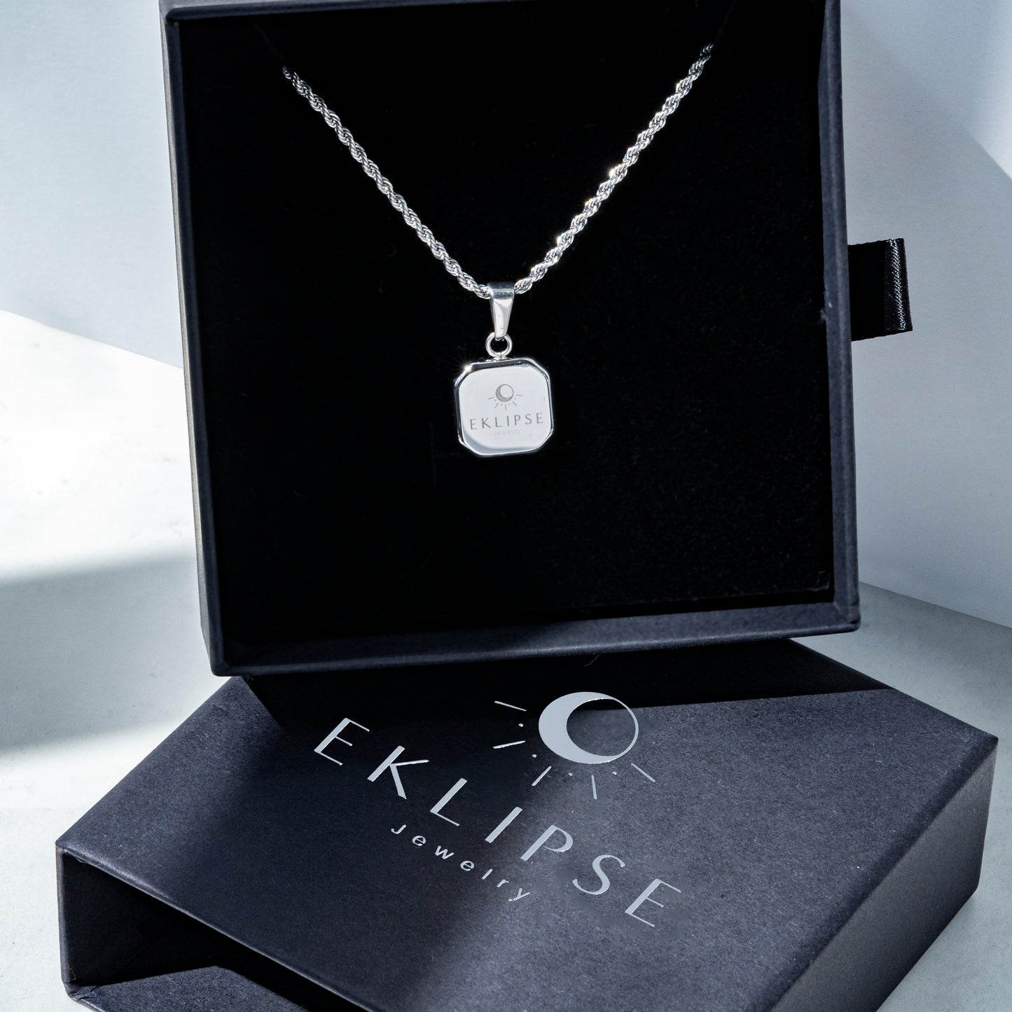 Collar "Espejo Del Alma" ® Plateado Lunar