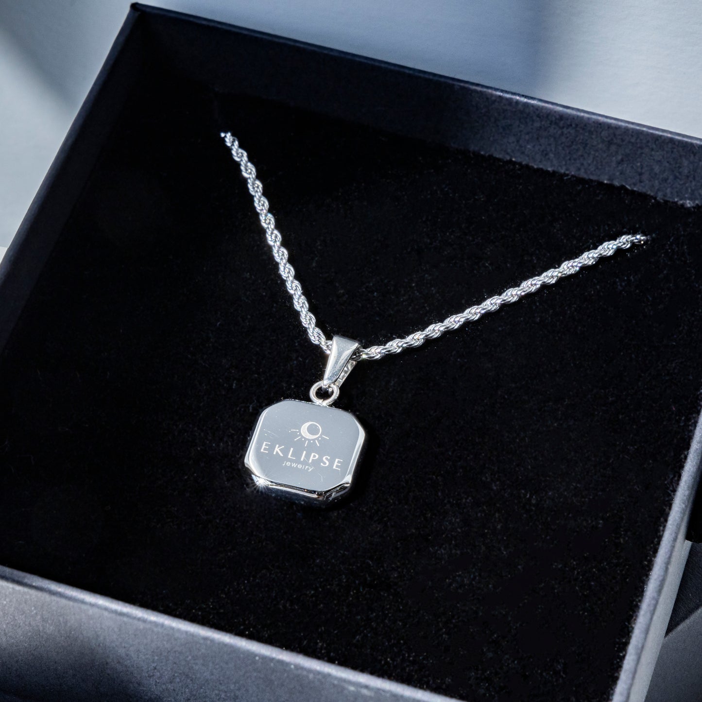 Collar "Espejo Del Alma" ® Plateado Lunar
