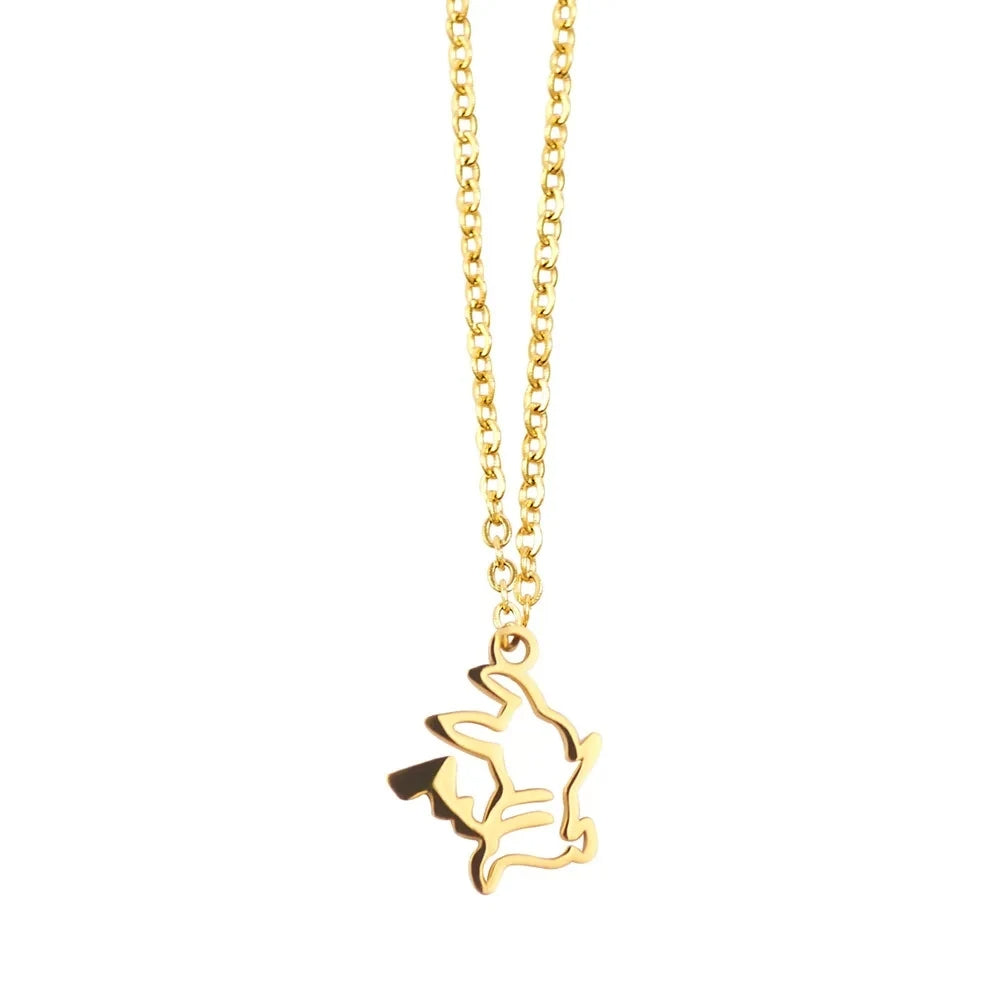 Eklipse ® Collar de Pikachu Oro Edición Limitada Hecho a Mano