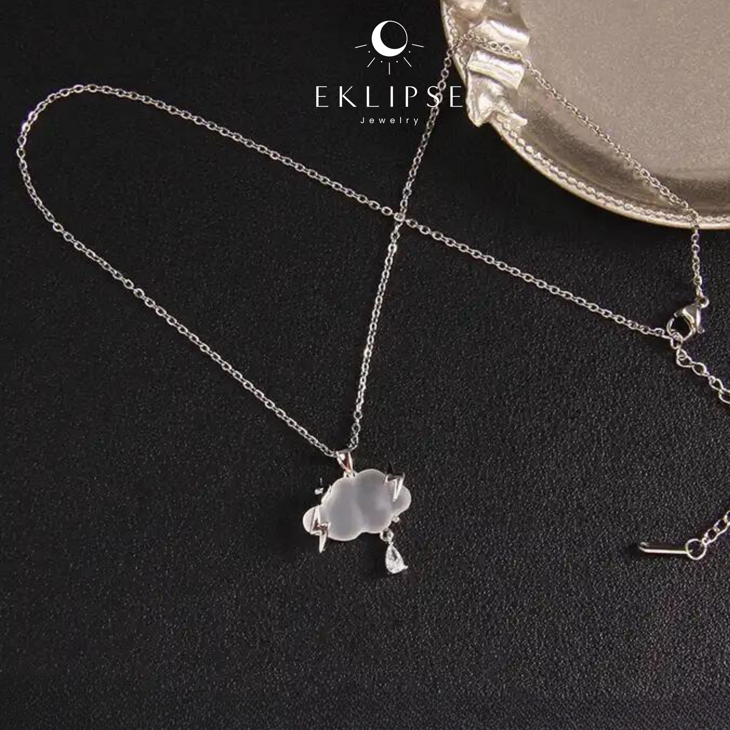 Collar "Nube del Alma" Cristal Hecho a Mano