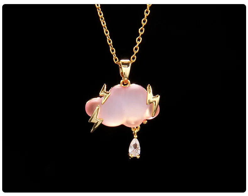 Collar "Nube del Alma" Cristal Hecho a Mano