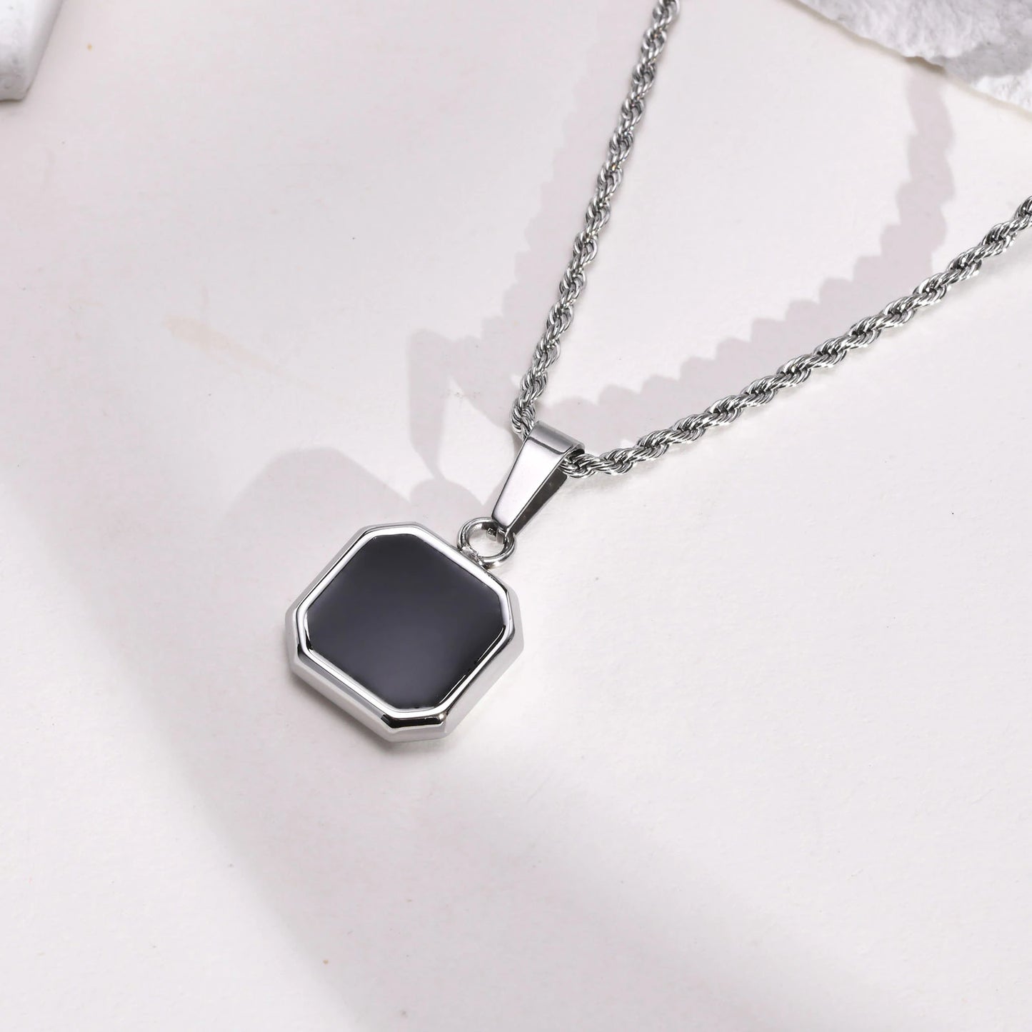 Collar "Espejo Del Alma" ® Plateado Lunar