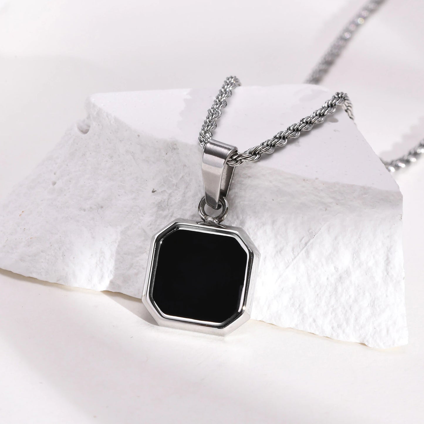 Collar "Espejo Del Alma" ® Plateado Lunar