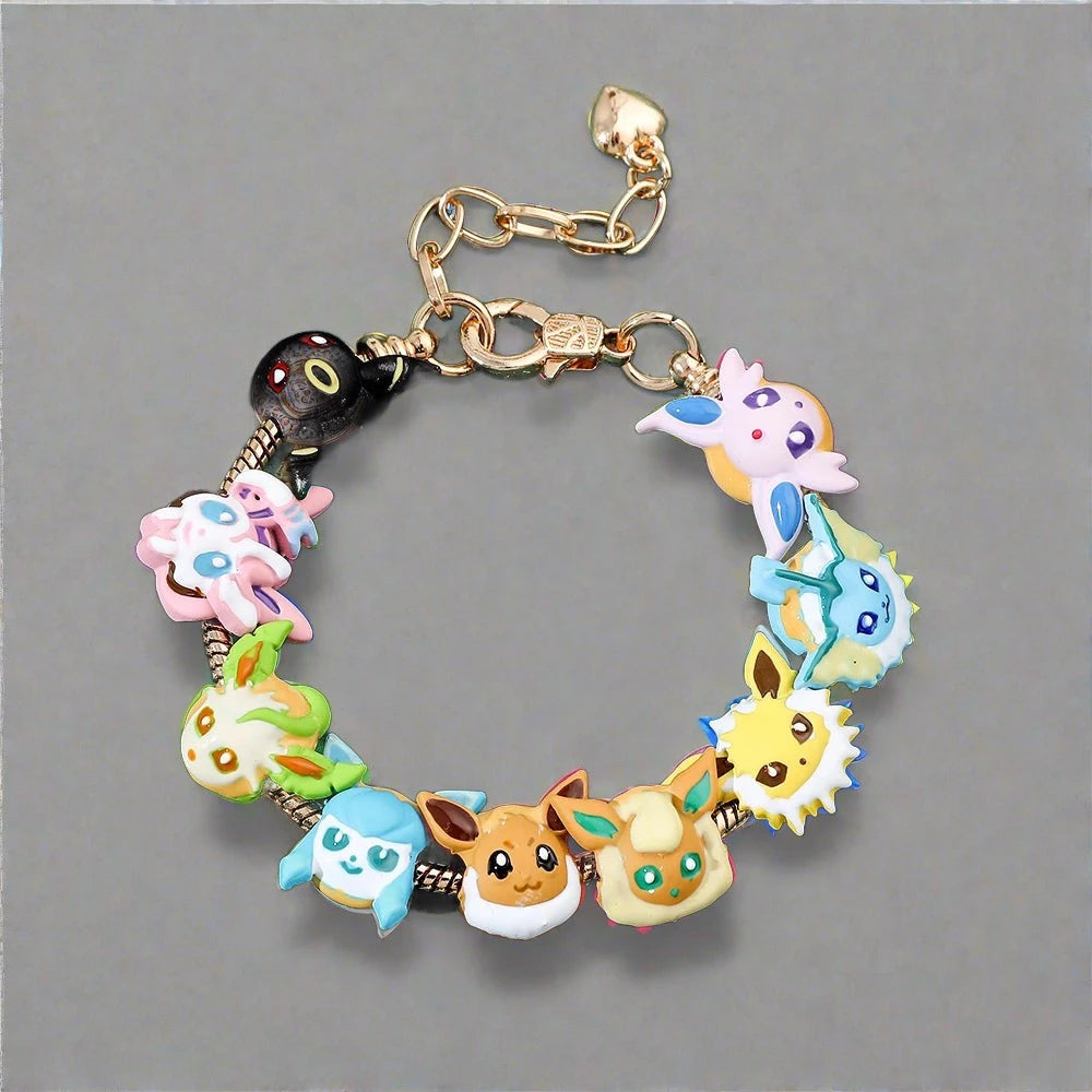 Poke Pulsera con Charms Premium Hecha a Mano